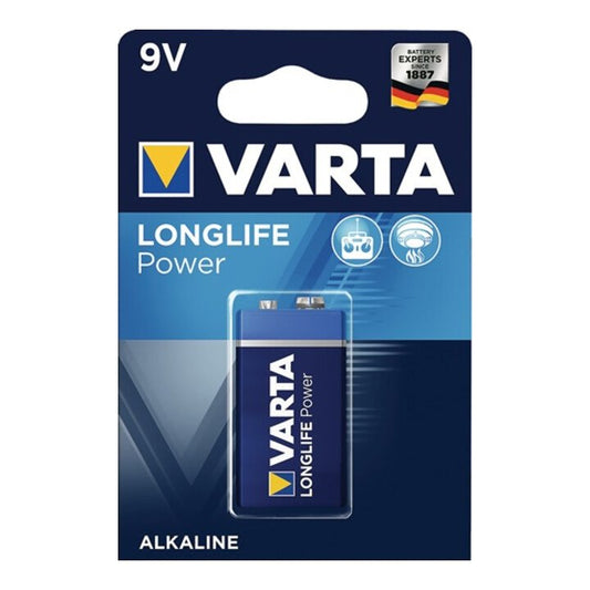 VARTA Batterie Longlife Power 9 V 6LP3146-E Bloc 580 mAh (4000901814)