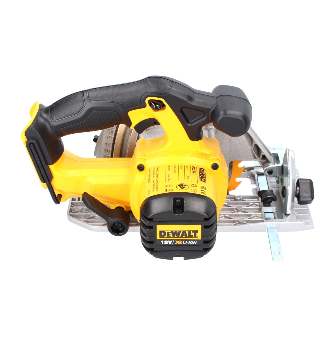 DeWalt DCS 391 NT Akku Handkreissäge 18 V 165 mm + TSTAK - ohne Akku, ohne Ladegerät - Toolbrothers