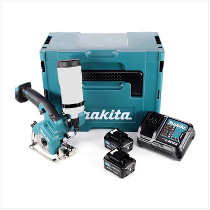 Makita CC 301 DSMJ Akku Fliesen - Glasschneider + 2 x BL1040B 4,0 Ah Akku + DC10SA Ladegerät im Makpac Koffer Gr. 3 - Toolbrothers