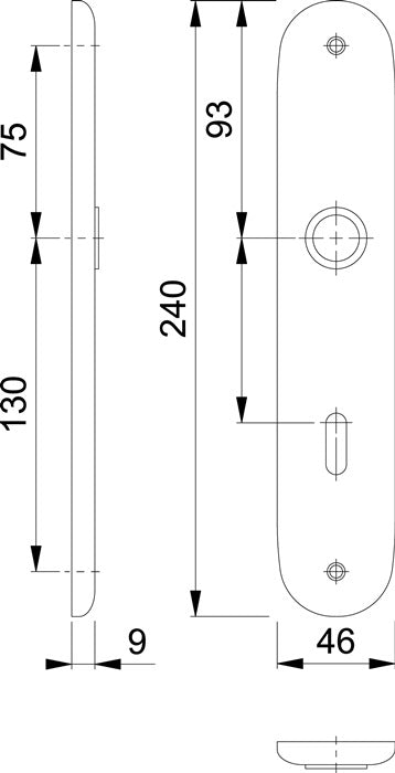 HOPPE Langschildpaar 273P F1 / naturfarbig F1 ( 3000252560 )