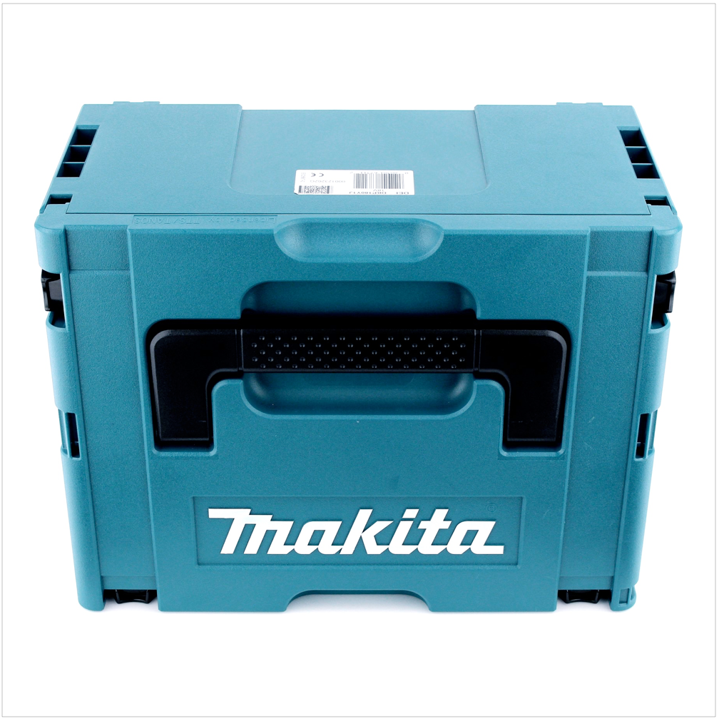 Makita DGA 506 RTJ Akku Winkelschleifer 18 V 125 mm Brushless + 2x Akku 5,0 Ah + Ladegerät + Makpac - Toolbrothers