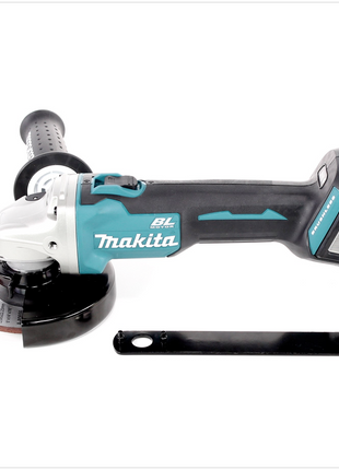 Makita DGA 506 RTJ Akku Winkelschleifer 18 V 125 mm Brushless + 2x Akku 5,0 Ah + Ladegerät + Makpac - Toolbrothers