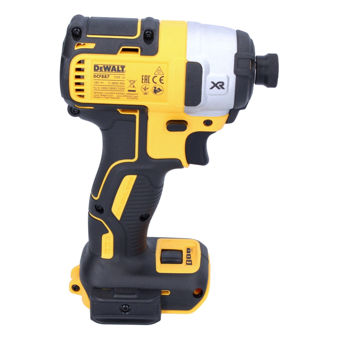 DeWalt DCF 887 N Akku Schlagschrauber 18 V 205 Nm 1/4" Brushless Solo - ohne Akku, ohne Ladegerät - Toolbrothers