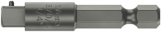 Adaptateur WERA 870/4 entraînement six pans 1/4″ (4000821076)