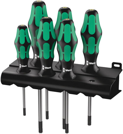 WERA Schraubendrehersatz 367/6 TORX BO 6-teilig TORX® mit Bohrung ( 4000827755 )