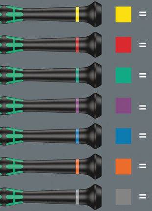 Tournevis mécanique de précision électronique WERA 2035 1,2 mm longueur de lame 40 mm (4300001761)