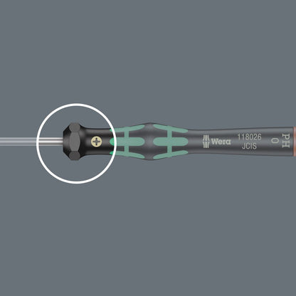 WERA Elektronik-Feinmechanik-Schraubendreher 2035 1,5 mm Klingenlänge 40 mm ( 4300001756 )