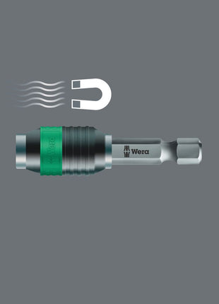 Portapuntas WERA 889/4/1 K Rapidaptor 1/4″ F 6,3 1/4″ C 6,3 + E 6,3 (4000829607)