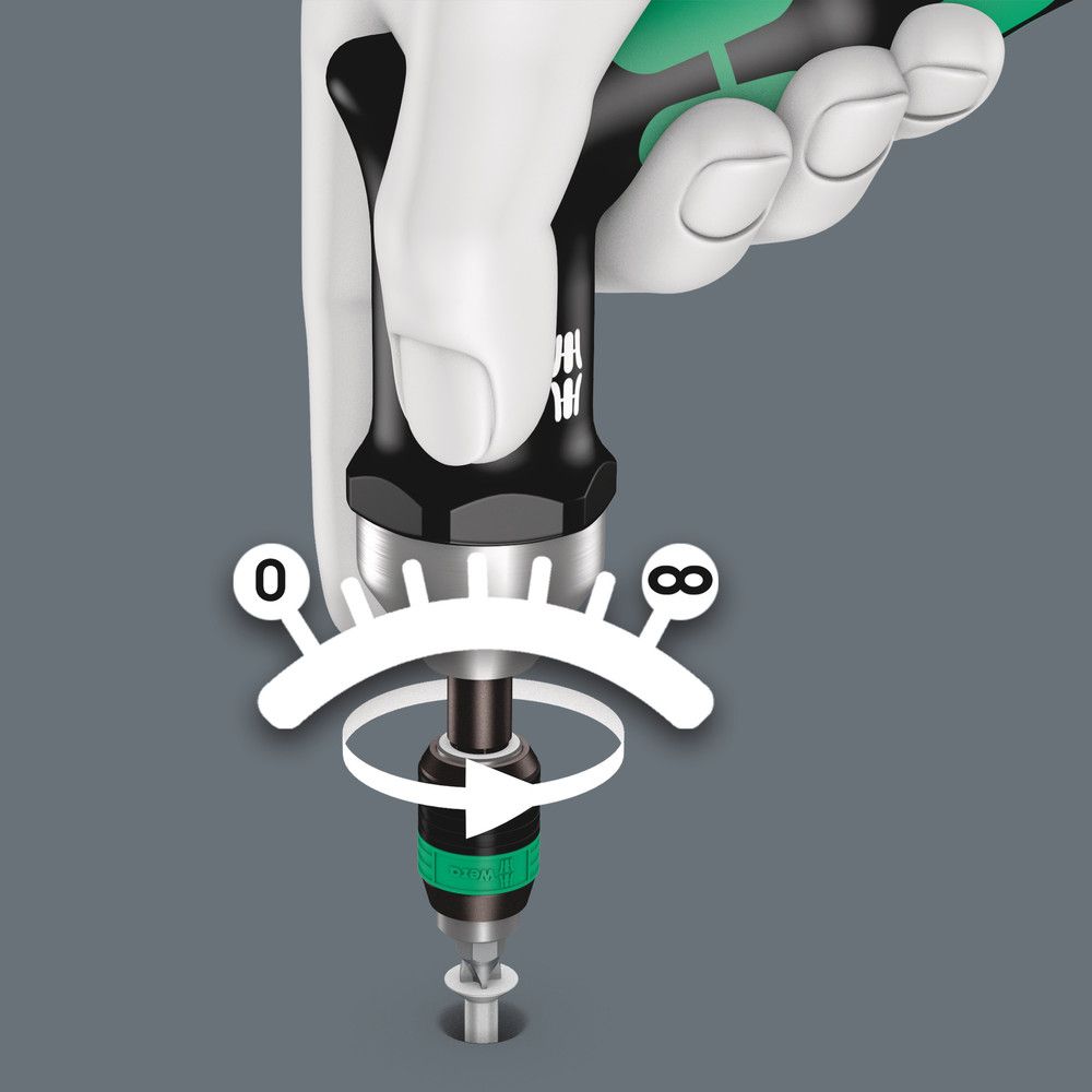 WERA Drehmomentschraubendreher 7462 3 - 6 Nm 3 Nm ( 4000828018 )