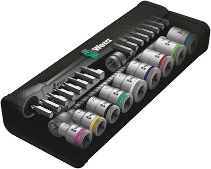 Jeu de clés à douilles WERA Zyklop Metal 8100 SB 7 29 pièces 3/8″ (4000821654)