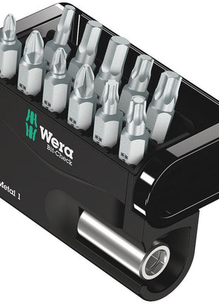 Assortiment d'embouts WERA Bit-Check 12 Metal 1 12 pièces (4000829036)