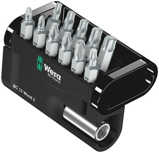 WERA Bitsortiment Bit-Check 12 Wood 2 12-teilig ( 4000829035 )