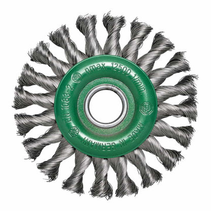 Brosse ronde OSBORN Ø 125 mm épaisseur fil 0,5 mm (4148280125)