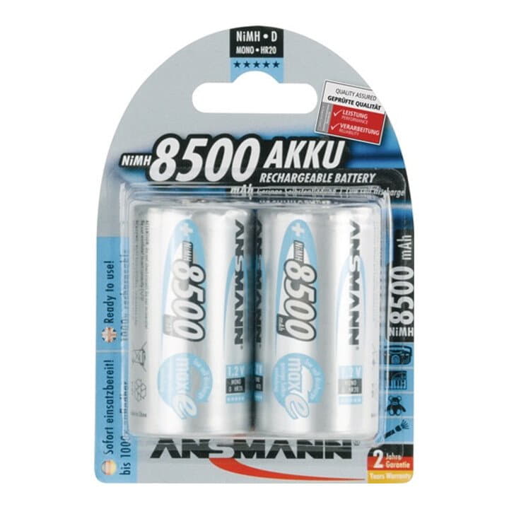 Cellule de batterie ANSMANN maxE 1,2 V 8500 mAh (4000876120)