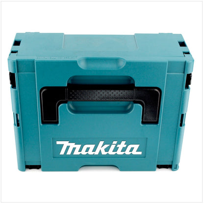 Makita DHP 458 RAJ B Akku Schlagbohrschrauber 18 V 91 Nm Schwarz + 2x Akku 2,0 Ah + Ladegerät + Makpac - Toolbrothers