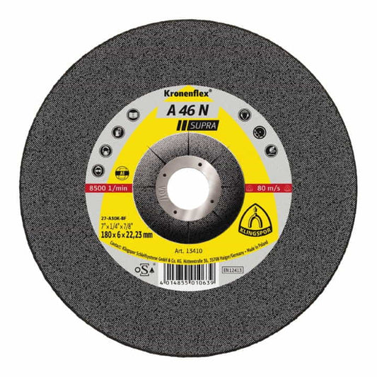 KLINGSPOR disque abrasif A 46 N Supra D125xS6mm (4000841095)