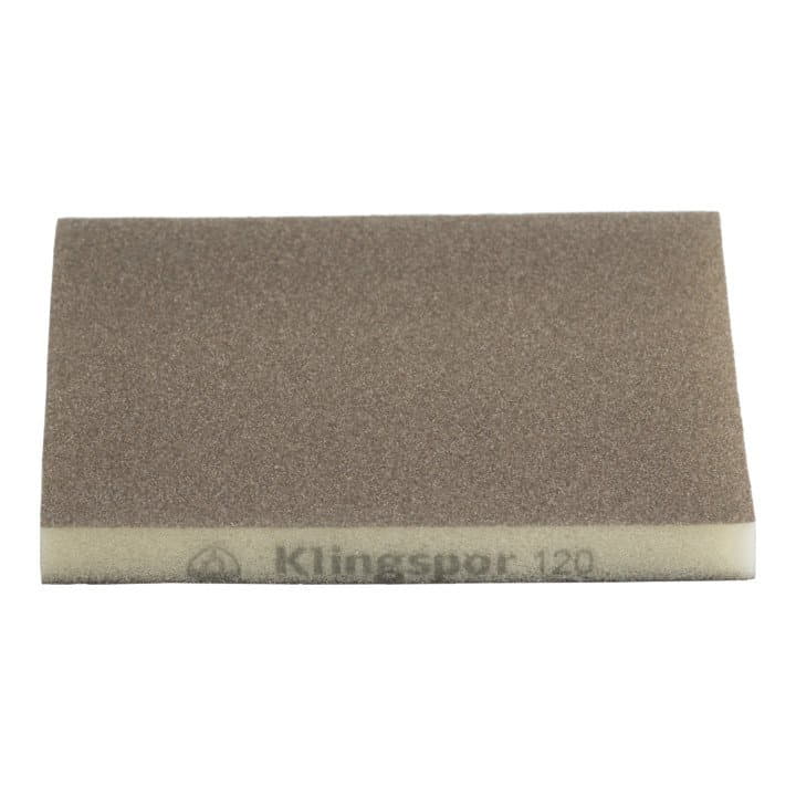 KLINGSPOR éponge de ponçage SW 501 L123xL96mm grain 220 (8000353608)