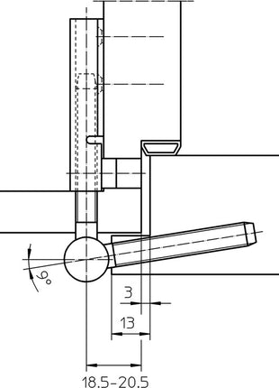 SIMONSWERK partie d'aile V 0020 2 pièces (3000255750)