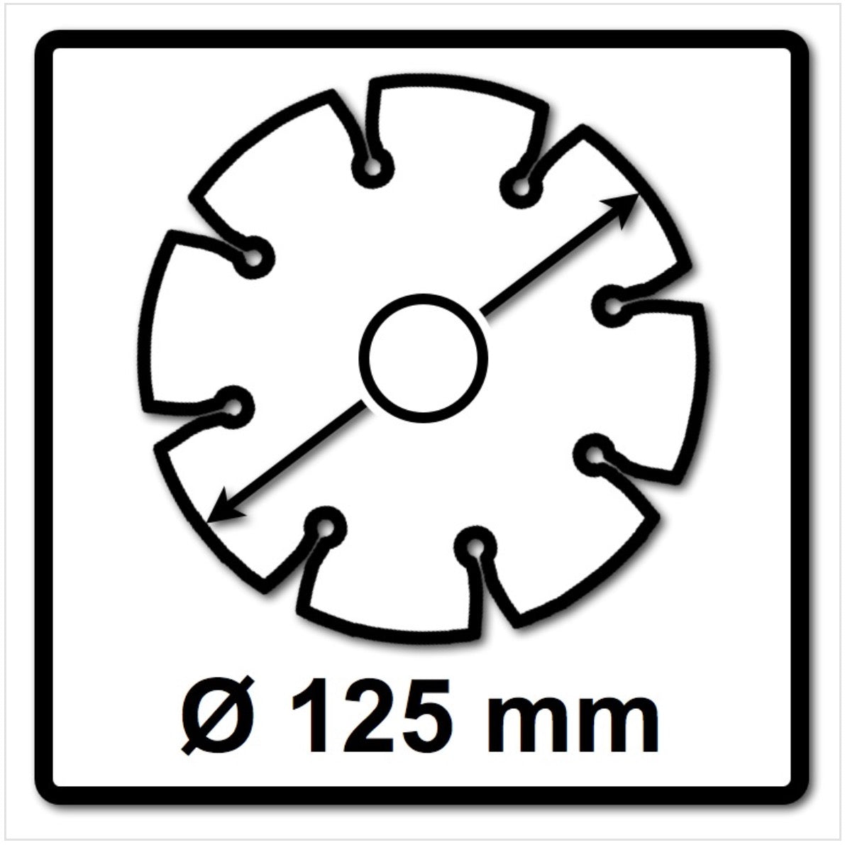 WellCut Diamond Blade Diamant Trennscheibe 125 x 22,2 mm Special ( 333 - 125 / 22 ) - Toolbrothers