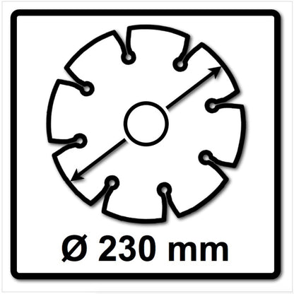 WellCut Diamond Blade Diamant Trennscheibe 230 x 22,2 mm General Purpose Segmented ( 223 230 / 22 ) - Toolbrothers