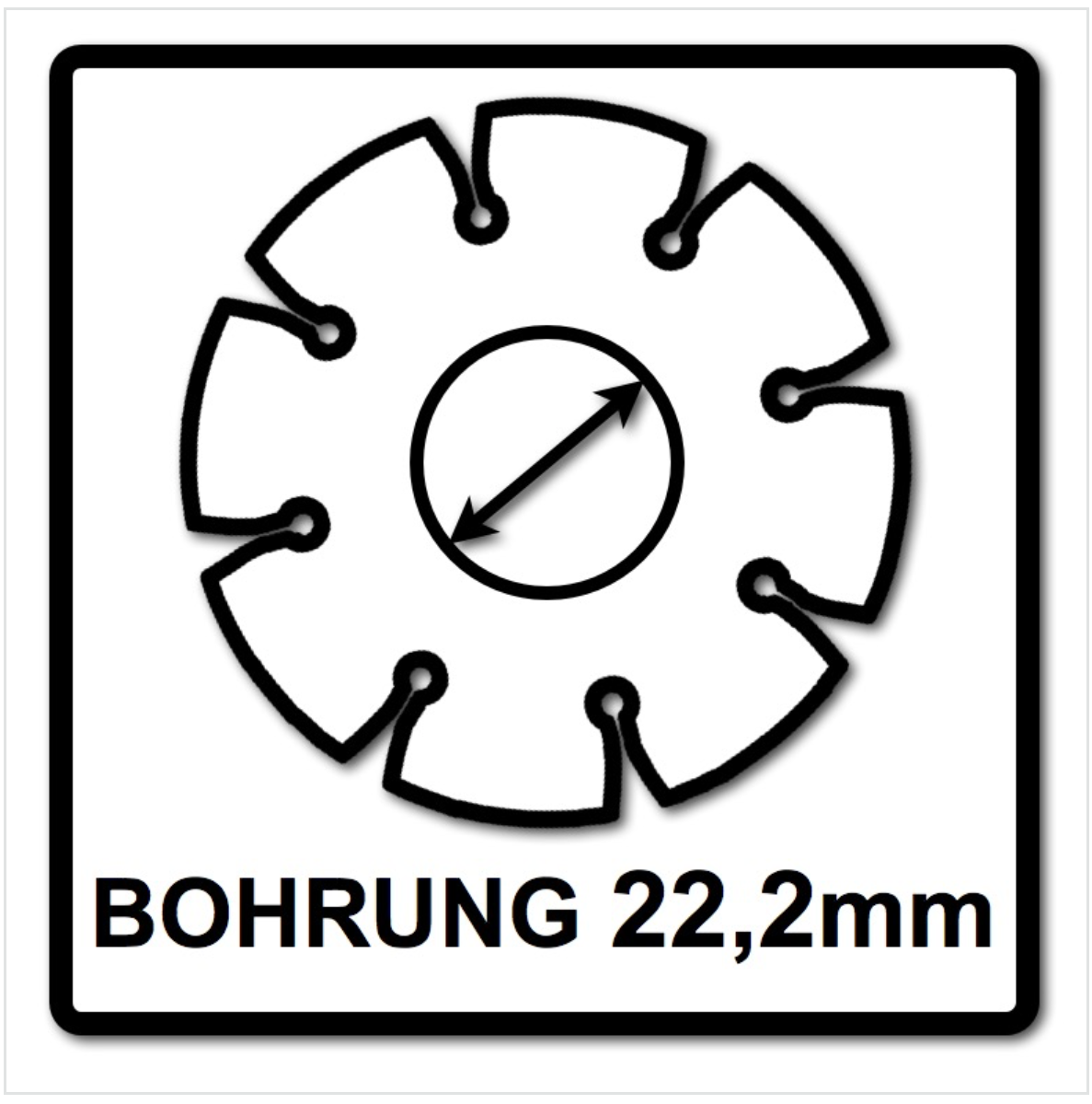 WellCut Diamond Blade Diamant Trennscheibe 180 x 25,4 mm Profi Continuous (555 - 180 / 25) - Toolbrothers