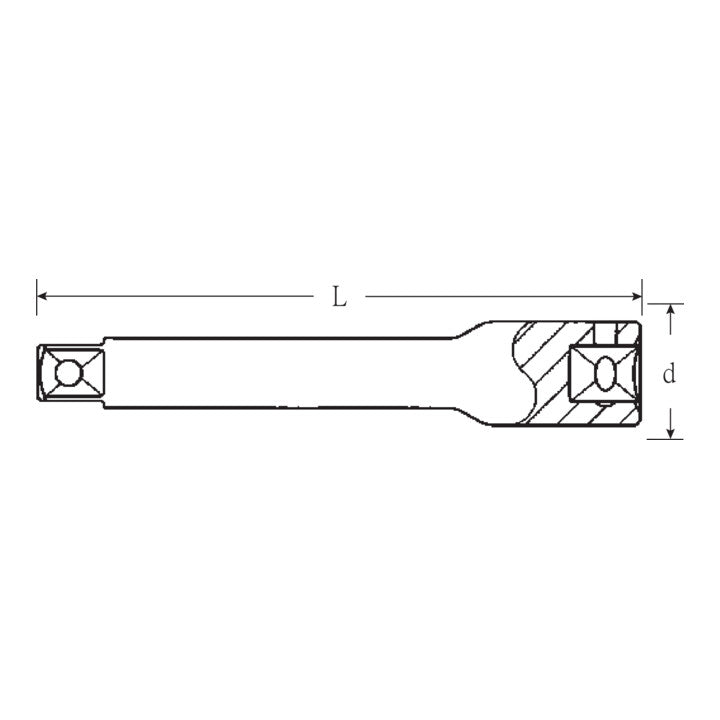 Rallonge STAHLWILLE 405 1/4″ longueur 54 mm (4000826262)