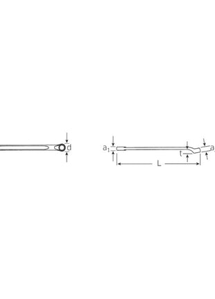 Clé mixte STAHLWILLE OPEN-BOX 14 SW 13 mm longueur 195 mm (4000826044)