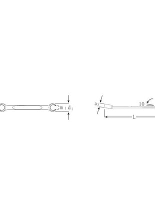 STAHLWILLE llave de doble estrella OPEN-RING 24 10 x 12 mm 160 mm (4000826107)