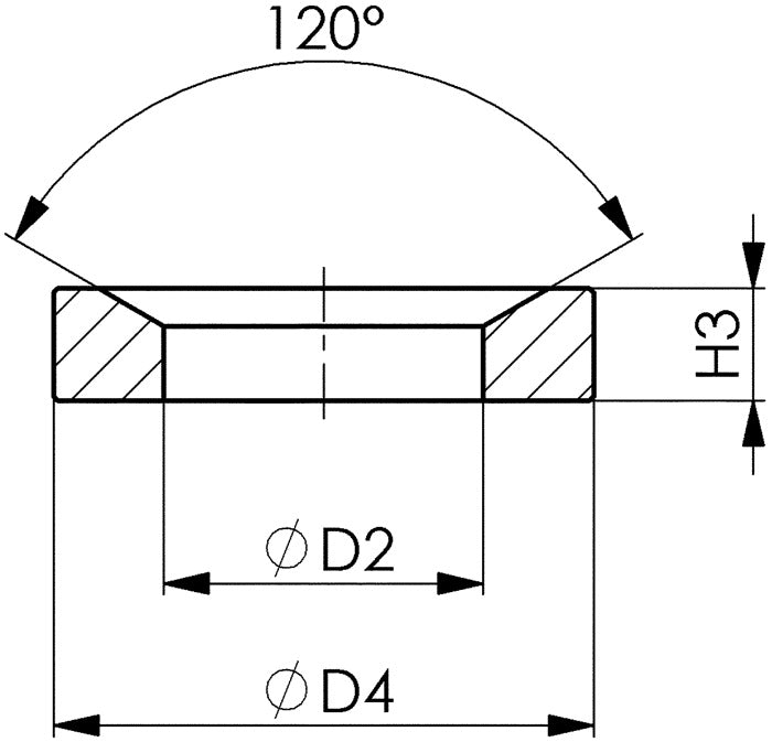 AMF Kegelpfanne DIN 6319D für Schrauben M12 ( 4000833468 )