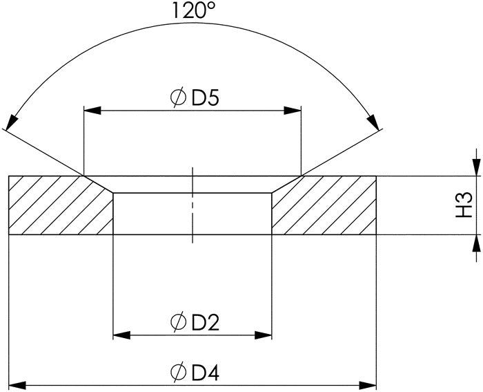 Douille conique AMF DIN 6319G pour vis M12 (4000833448)