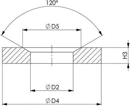 Douille conique AMF DIN 6319G pour vis M12 (4000833448)