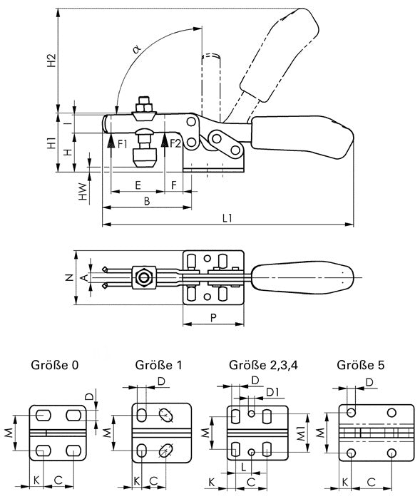 AMF Waagrechtspanner Nr. 6830 Größe 5 ( 4000833511 )