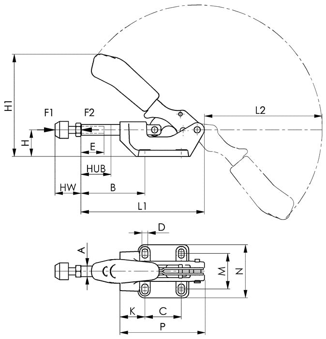 AMF Schubstangenspanner Nr. 6842 Größe 5 ( 4123680150 )