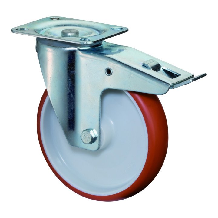 Roulette pivotante BS ROLLEN Ø 125 mm capacité de charge 150 kg (3000275562)