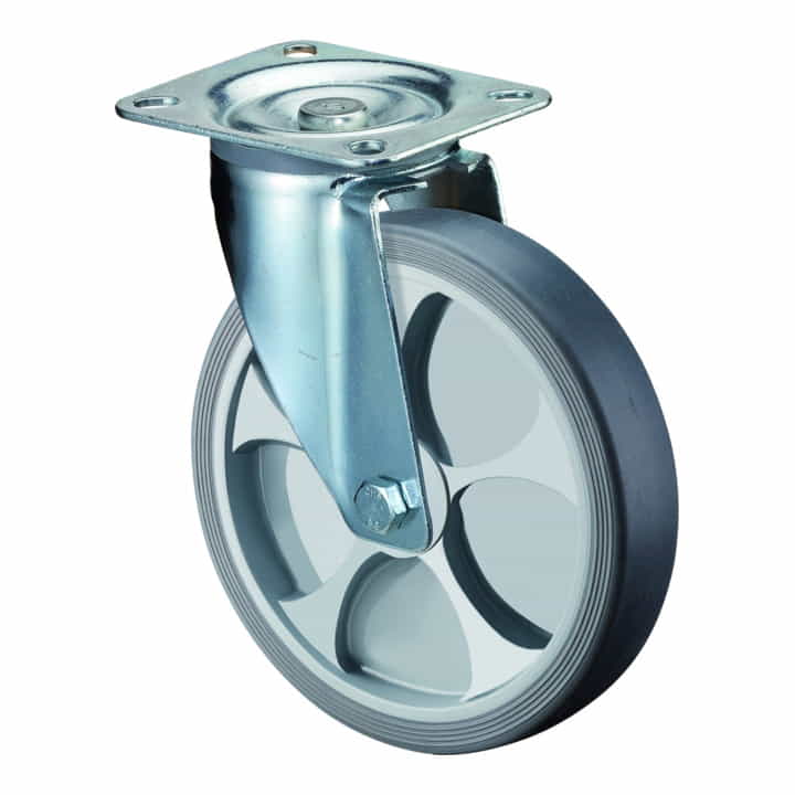 Roulette pivotante BS ROLLS Ø 80 mm capacité de charge 100 kg (3000275585)