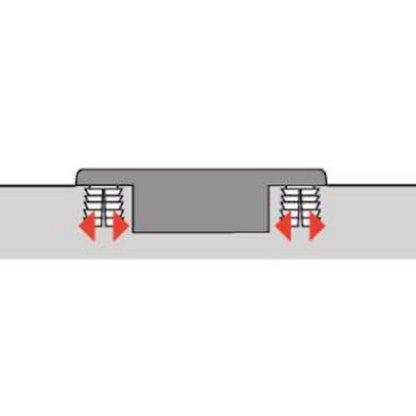 Charnière grand angle HETTICH Sensys 8657i avec amortisseur intégré TH 54 (8000612701)