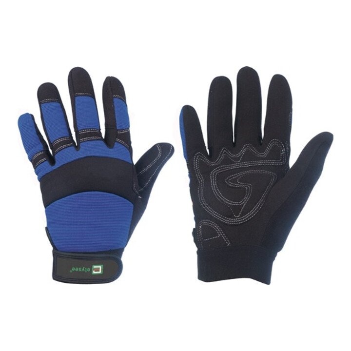 Gants simili cuir ELYSEE Master taille 11 noir/bleu (4000371076)