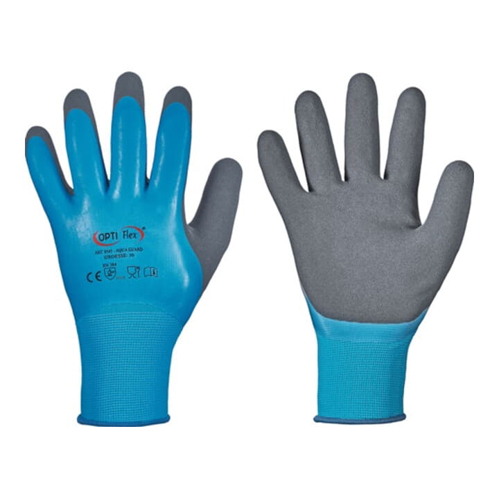 Gants OPTIFLEX Aqua Guard taille 9 bleu (4000371839)