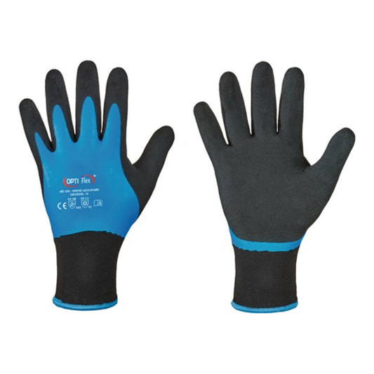 OPTIFLEX Handschuhe Winter Aqua Guard Größe 9 schwarz/blau ( 8000140393 )