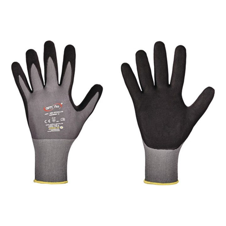 Gants OPTIFLEX OPTIMATE taille 8 gris/noir (8000140914)