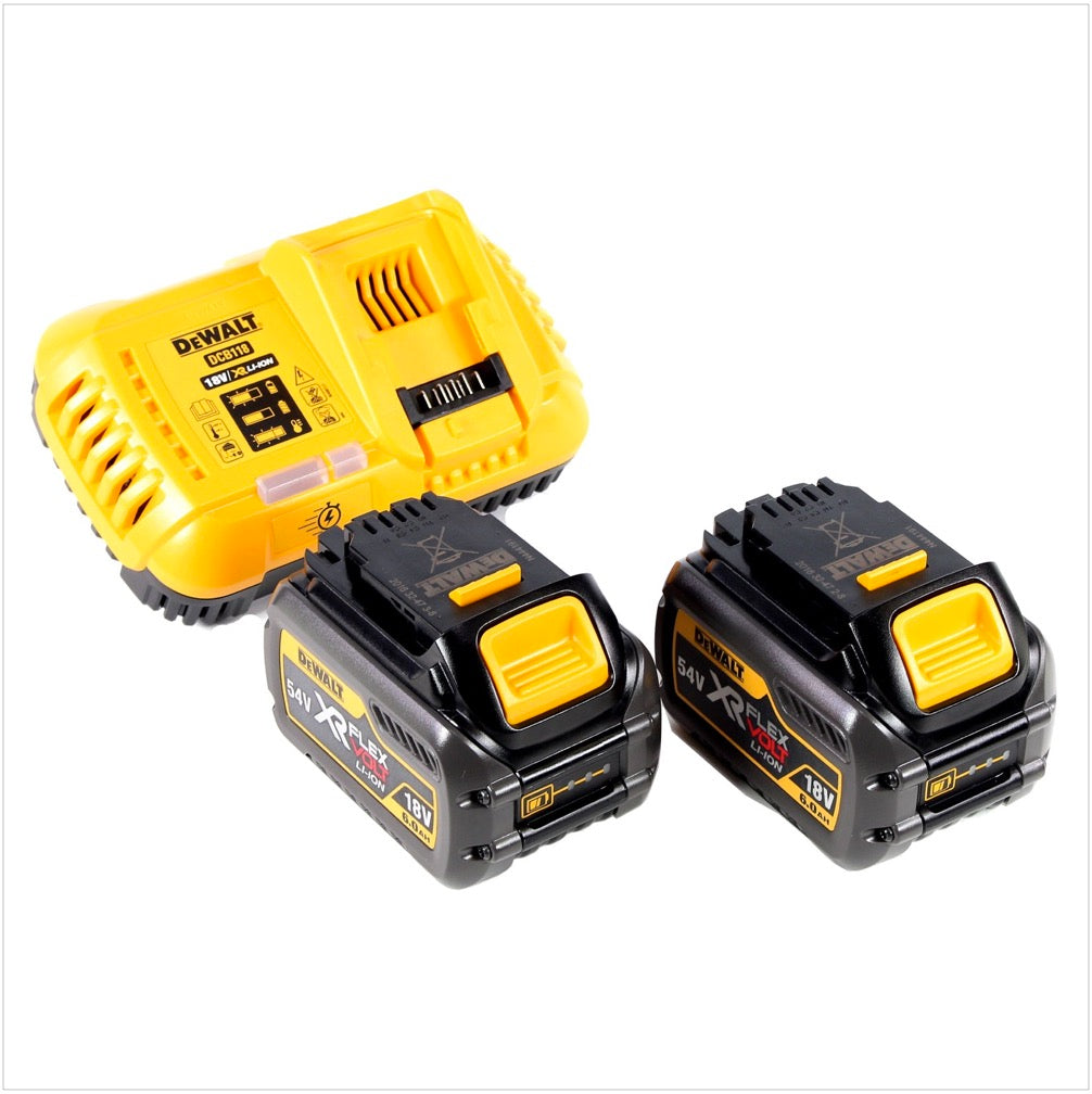 DeWalt DCS 520 T2 Akku Tauchsäge 54 V Flexvolt 165 mm + 2x Akku 6,0 Ah + Ladegerät + T-STAK - Toolbrothers