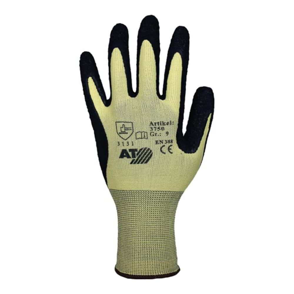 Gants ASATEX taille 8 jaune/noir (4000371262)