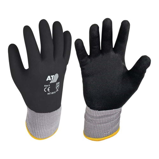 ASATEX Handschuhe Hit Flex V Größe 9 schwarz/grau ( 4000371035 )