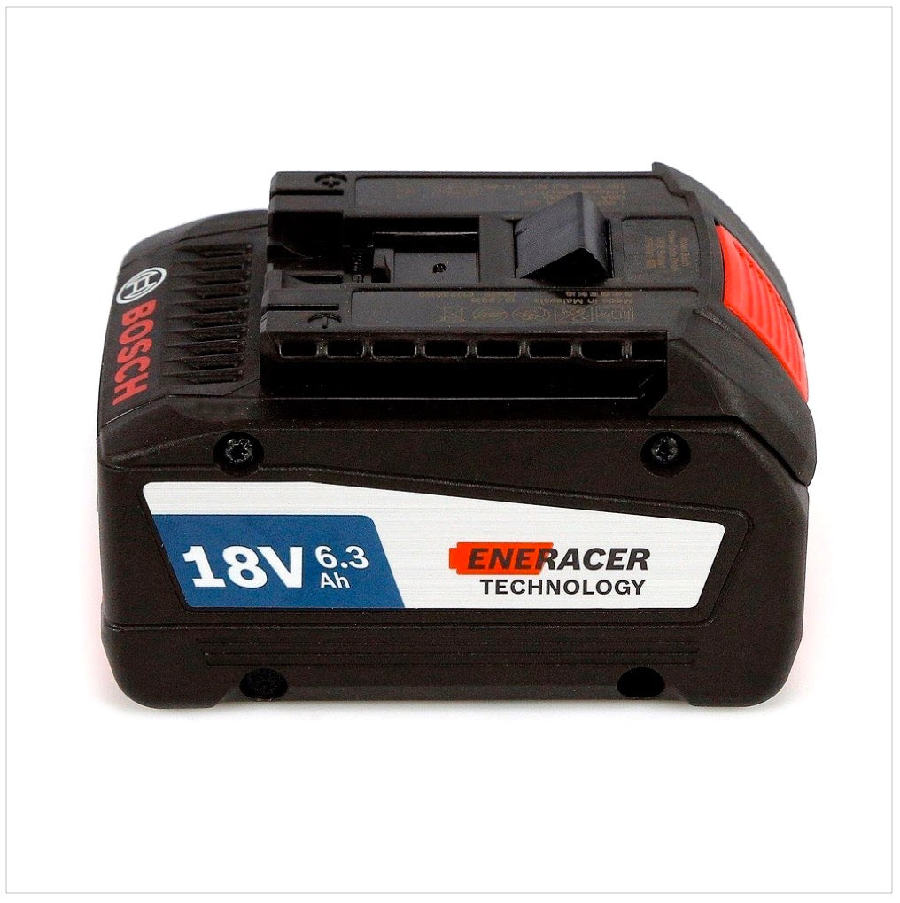 Bosch Starter-Set 18 V mit 2x GBA 6,3 Ah / 6300 mAh EneRacer Professional Akku + GAL 1880 Ladegerät ( 1600A00R1E ) - Toolbrothers