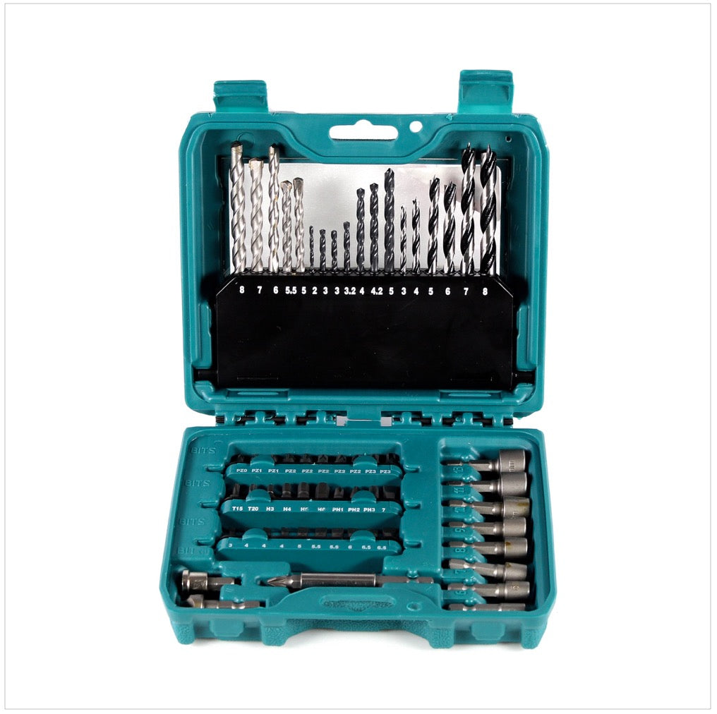 Makita P-90358 PRO Bit & Bohrer Set 60 teiliges Zubehör in praktischer Box - Toolbrothers