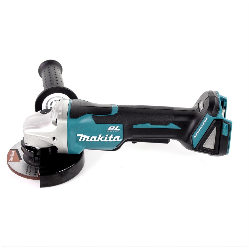 Makita DGA 455 Z Akku Winkelschleifer 18 V 115mm Brushless Solo - ohne Akku, ohne Ladegerät - Toolbrothers