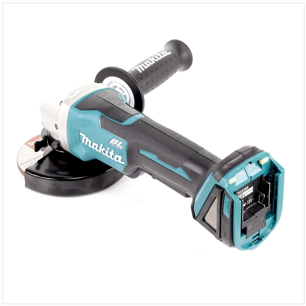 Makita DGA 508 Z Akku Winkelschleifer 18 V 125mm Brushless Solo - ohne Akku, ohne Ladegerät - Toolbrothers