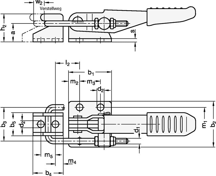 GANTER Verschluss-Spanner GN 851 Stahl ( 4601001912 )