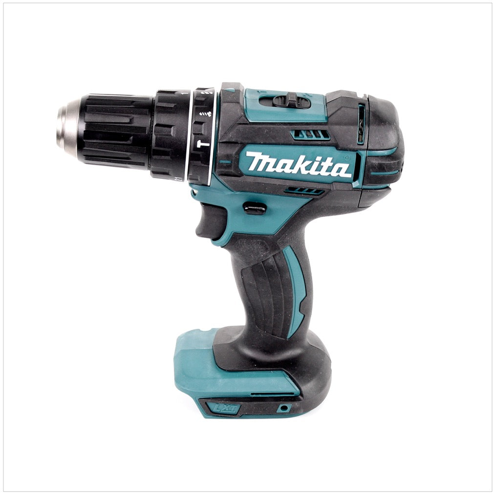 Makita DHP 482 Akku Schlagbohrschrauber 18 V 62 Nm + 2x Akku 2,0 Ah + Ladegerät + Tasche - Toolbrothers