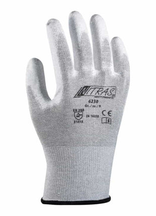 Gants NITRAS 6230 taille 9 gris/blanc (8000235164)